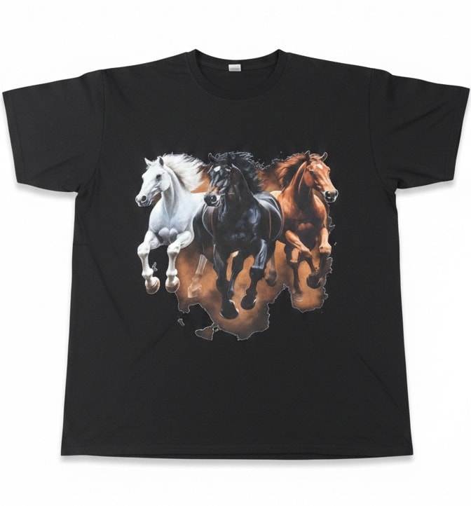 Three Horses T-Shirt