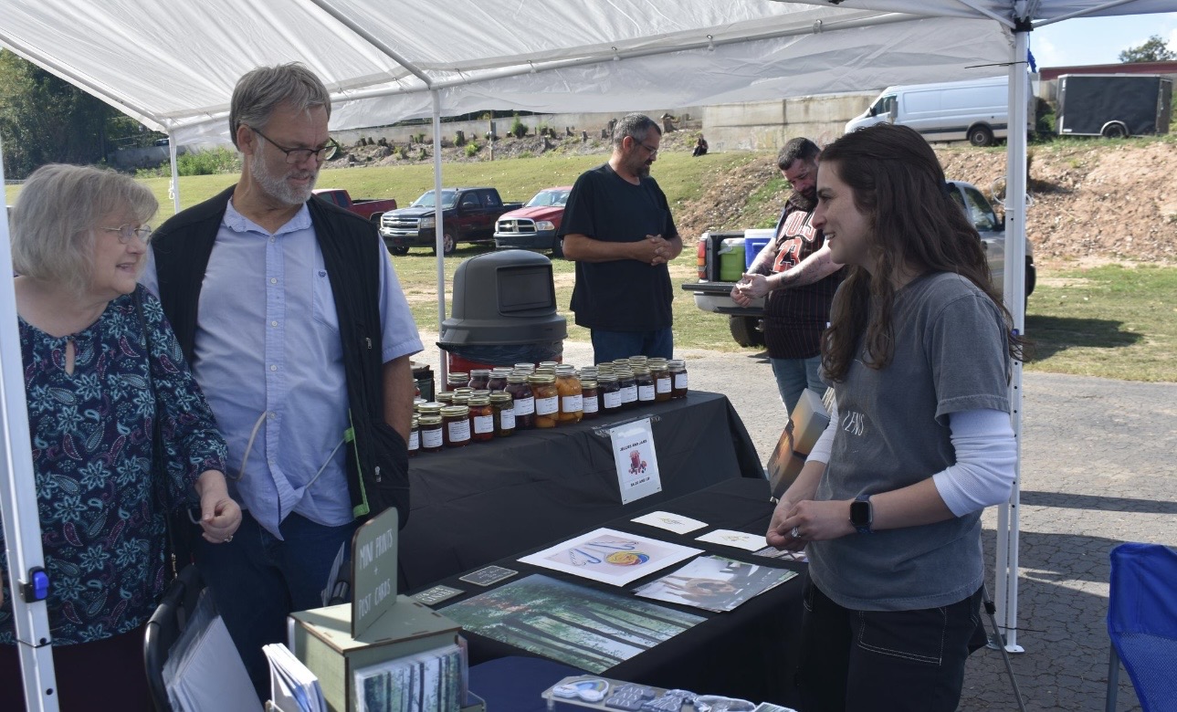 Community members at Cherokee Chickamauga gathering