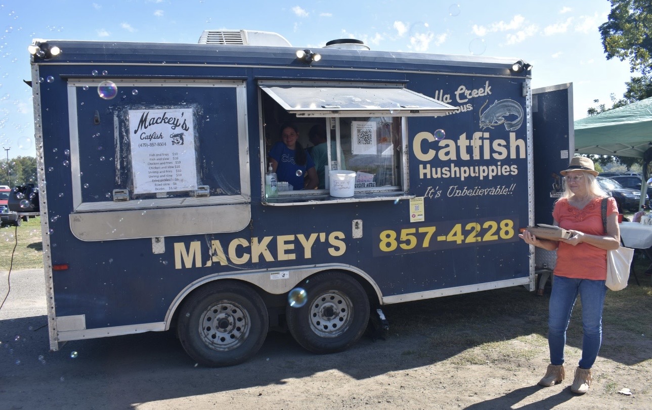 Mackey's Catfish food truck at Cherokee Chickamauga community event