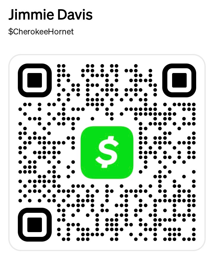 Cash App QR code — $CherokeeHornet